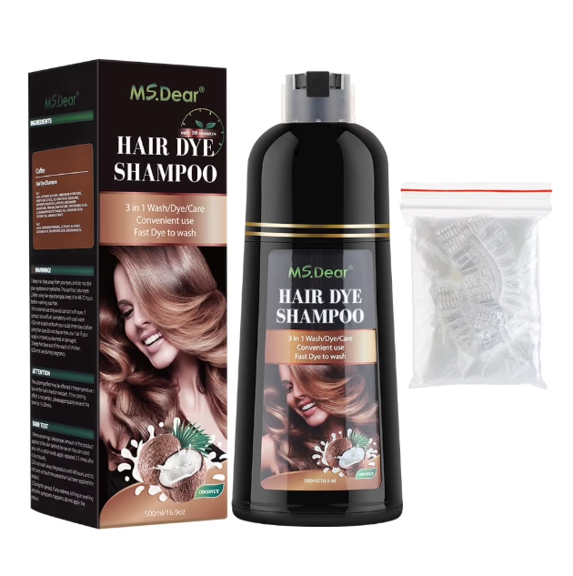 MS.Dearr Hair Dye Shampoo 3-in-1