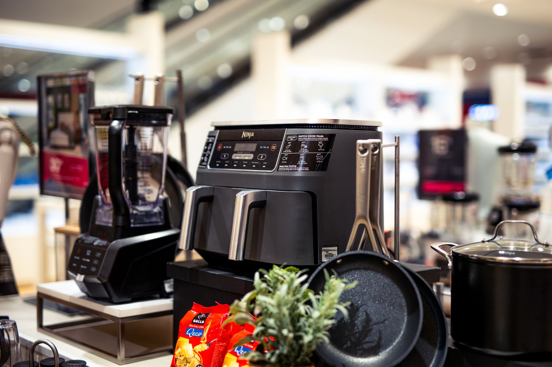 Kitchen appliances display and variety