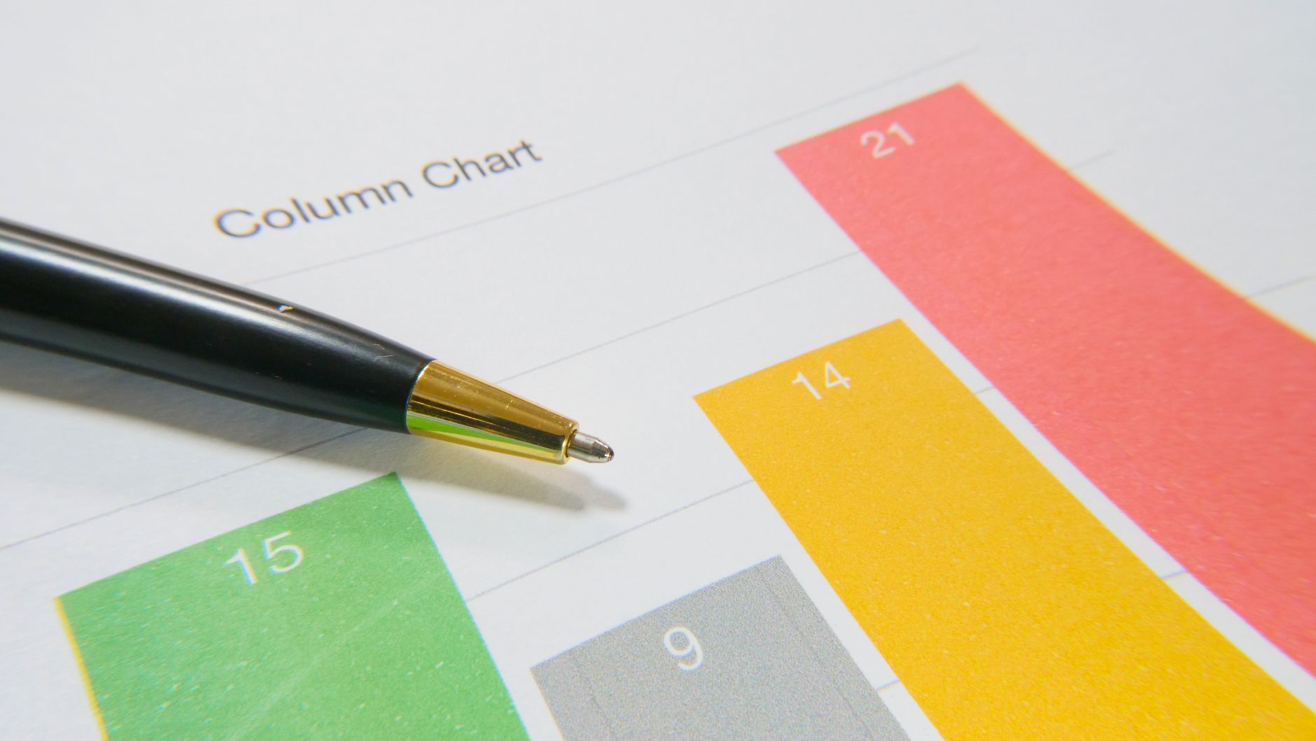 Pen on chart